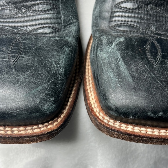 Corral Black Leather CowboyBoots main image 5